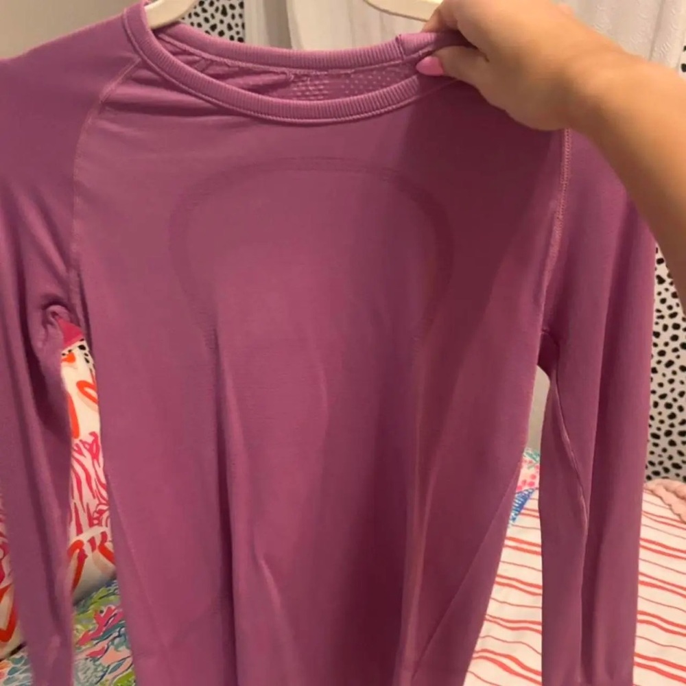 lululemon athletica Purple Long Sleeve Top